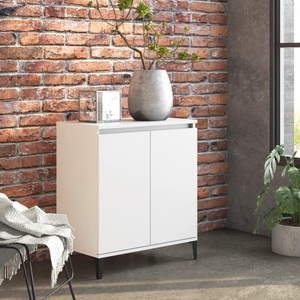 vidaXL, vidaXL Sideboard Weiß 60x35x70 cm Spanplatte