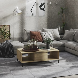 vidaXL Couchtisch Sonoma-Eiche 103,5x60x35 cm Spanplatte