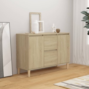 vidaXL, vidaXL Sideboard Sonoma-Eiche 103,5x35x70 cm Spanplatte, vidaXL Sideboard Sonoma-Eiche 101x35x70 cm Holzwerkstoff