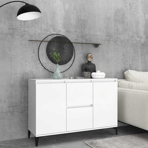 vidaXL, vidaXL Sideboard Weiß 104x35x70 cm Spanplatte