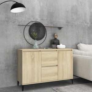 vidaXL, vidaXL Sideboard Sonoma-Eiche 104x35x70 cm Spanplatte