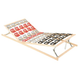 vidaXL, vidaXL Lattenrost 12 Latten Verstellbares Kopf- und Fußteil 80x200 cm, 