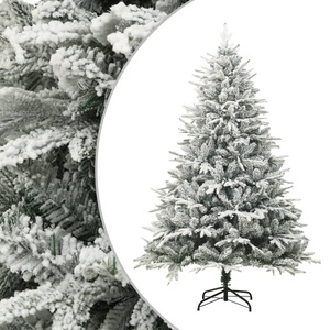 vidaXL, vidaXL Künstlicher Weihnachtsbaum Beschneit Grün 150 cm PVC PE, vidaXL Künstlicher Weihnachtsbaum Beschneit Grün 150 cm PVC PE