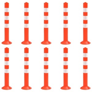 vidaXL, vidaXL Absperrpfosten 10 Stk. 75 cm PE, vidaXL Absperrpfosten 10 Stk. 75 cm PE