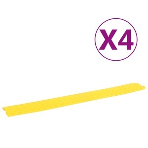 vidaXL, vidaXL Kabelbrücken 4 Stk. 98,5 cm Gelb, vidaXL Kabelbrücken 4 Stk. 98,5 cm Gelb