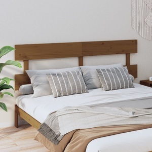 vidaXL, vidaXL Kopfteil Honigbraun 204x3x81 cm Massivholz Kiefer, vidaXL Kopfteil Honigbraun 204x3x81 cm Massivholz Kiefer