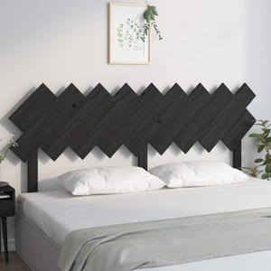 vidaXL, vidaXL Bett-Kopfteil Schwarz 178x3x80,5 cm Massivholz Kiefer, vidaXL Bett-Kopfteil Schwarz 178x3x80,5 cm Massivholz Kiefer