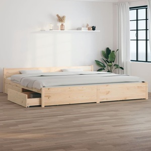 vidaXL, vidaXL Bett mit Schubladen 180x200 cm 6FT Super King, 