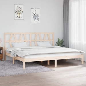 vidaXL, vidaXL Massivholzbett Kiefer 200x200 cm