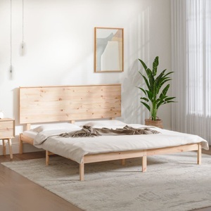 vidaXL, vidaXL Massivholzbett Kiefer 160x200 cm, 