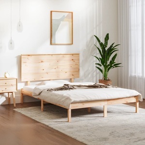 vidaXL, vidaXL Massivholzbett 120x190 cm 4FT Small Double