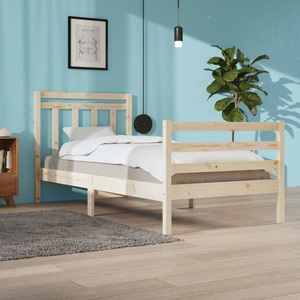 vidaXL, vidaXL Massivholzbett 100x200 cm