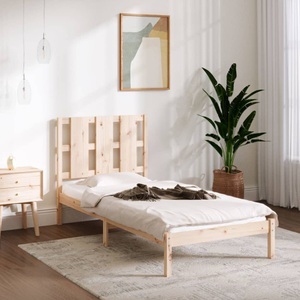 vidaXL, vidaXL Massivholzbett 75x190 cm 2FT6 Small Single