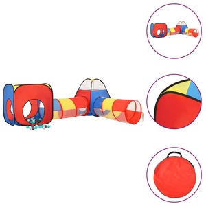 vidaXL, vidaXL Spielzelt mit 250 Bällen Mehrfarbig 190x264x90 cm, vidaXL Spielzelt mit 250 Bällen Mehrfarbig 190x264x90 cm