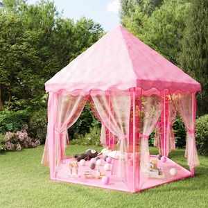 vidaXL, vidaXL Prinzessin-Spielzelt mit 250 Bällen Rosa 133x140 cm, vidaXL Prinzessin-Spielzelt mit 250 Bällen Rosa 133x140 cm