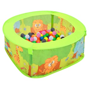 vidaXL, vidaXL Bällebad mit 300 Bällen 75x75x32 cm, vidaXL Bällebad mit 300 Bällen 75x75x32 cm