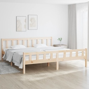 vidaXL Massivholzbett 160x200 cm