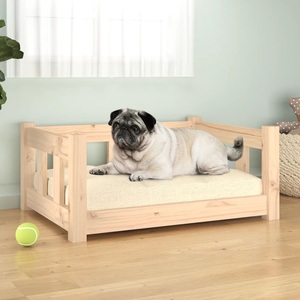 vidaXL, vidaXL Hundebett 65,5x50,5x28 cm Massivholz Kiefer, vidaXL Hundebett 65,5x50,5x28 cm Massivholz Kiefer