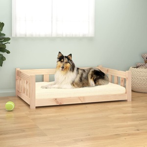 vidaXL, vidaXL Hundebett 95,5x65,5x28 cm Massivholz Kiefer, vidaXL Hundebett 95,5x65,5x28 cm Massivholz Kiefer