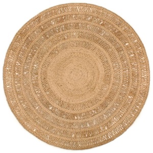vidaXL, vidaXL Teppich Jute Handgeflochten 180 cm Rund, vidaXL Teppich Jute Handgeflochten 180 cm Rund