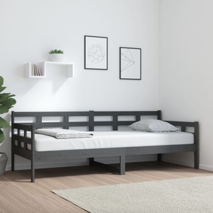 vidaXL, vidaXL Tagesbett Grau Massivholz Kiefer 80x200 cm, 