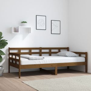 vidaXL, vidaXL Tagesbett Honigbraun Massivholz Kiefer 90x190 cm, 