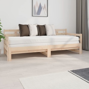 vidaXL, vidaXL Tagesbett Ausziehbar Massivholz Kiefer 2x(80x200) cm