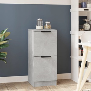 vidaXL, vidaXL Sideboard Betongrau 30x30x70 cm Holzwerkstoff