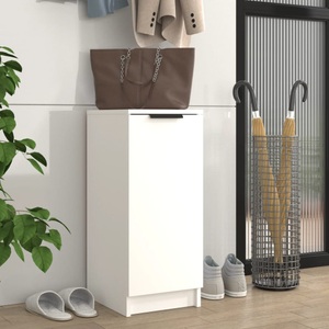 vidaXL, vidaXL Schuhschrank Weiß 30x35x70 cm Holzwerkstoff, vidaXL Schuhschrank Weiß 30x35x70 cm Holzwerkstoff