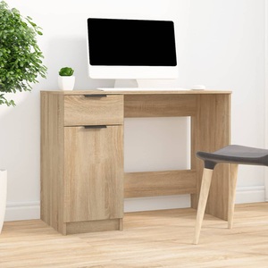 vidaXL, vidaXL Schreibtisch Sonoma-Eiche 100x50x75 cm Holzwerkstoff