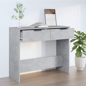 vidaXL, vidaXL Konsolentisch Betongrau 90x36x75 cm Holzwerkstoff, vidaXL Konsolentisch Betongrau 90x36x75 cm Holzwerkstoff