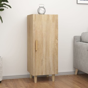 vidaXL, vidaXL Sideboard Sonoma-Eiche 34,5x34x90 cm Holzwerkstoff, 