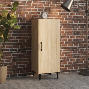 vidaXL, vidaXL Sideboard Sonoma-Eiche 34,5x34x90 cm Holzwerkstoff
