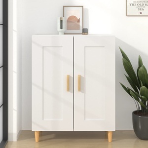 vidaXL, vidaXL Sideboard Weiß 69,5x34x90 cm Holzwerkstoff, vidaXL Sideboard Weiß 69,5x34x90 cm Holzwerkstoff