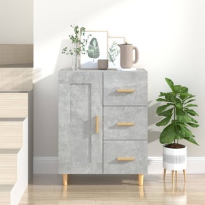 vidaXL, vidaXL Sideboard Betongrau 69,5x34x90 cm Holzwerkstoff, vidaXL Sideboard Betongrau 69,5x34x90 cm Holzwerkstoff