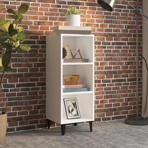 vidaXL, vidaXL Sideboard Weiß 34,5x32,5x90 cm Holzwerkstoff