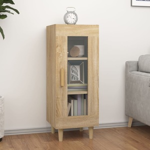 vidaXL, vidaXL Sideboard Sonoma-Eiche 34,5x34x90 cm Holzwerkstoff