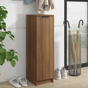vidaXL, vidaXL Schuhschrank Braun Eichen-Optik 30x35x100 cm Holzwerkstoff, vidaXL Schuhschrank Braun Eichen-Optik 30x35x100 cm Holzwerkstoff