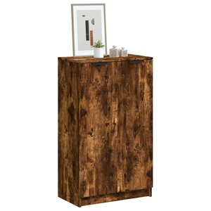 vidaXL, vidaXL Schuhschrank Räuchereiche 59x35x100 cm Holzwerkstoff, vidaXL Schuhschrank Räuchereiche 59x35x100 cm Holzwerkstoff