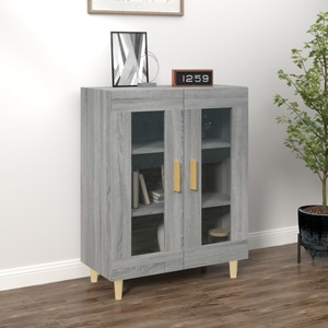 vidaXL, vidaXL Sideboard Grau Sonoma 69,5x34x90 cm Holzwerkstoff, 
