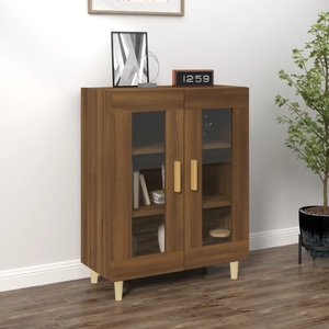 vidaXL, vidaXL Sideboard Braun Eichen-Optik 69,5x34x90 cm Holzwerkstoff