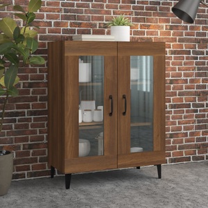 vidaXL, vidaXL Sideboard Braun Eichen-Optik 69,5x34x90 cm Holzwerkstoff