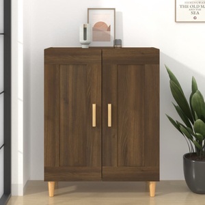 vidaXL, vidaXL Sideboard Braun Eichen-Optik 69,5x34x90 cm Holzwerkstoff