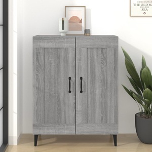 vidaXL, vidaXL Sideboard Grau Sonoma 69,5x34x90 cm Holzwerkstoff