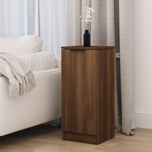 vidaXL, vidaXL Sideboard Braun Eichen-Optik 30x30x70 cm Holzwerkstoff