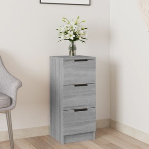 vidaXL, vidaXL Sideboard Grau Sonoma 30x30x70 cm Holzwerkstoff