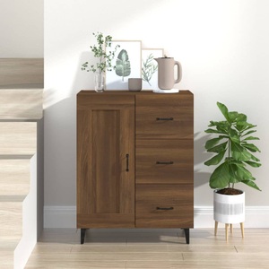 vidaXL, vidaXL Sideboard Braun Eichen-Optik 69,5x34x90 cm Holzwerkstoff