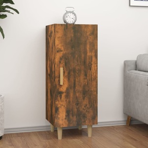 vidaXL, vidaXL Sideboard Räuchereiche 34,5x34x90 cm Holzwerkstoff, vidaXL Sideboard Räuchereiche 34,5x34x90 cm Holzwerkstoff