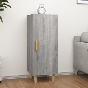vidaXL, vidaXL Sideboard Grau Sonoma 34,5x34x90 cm Holzwerkstoff, vidaXL Sideboard Grau Sonoma 34,5x34x90 cm Holzwerkstoff