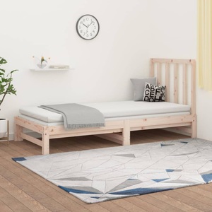 vidaXL, vidaXL Tagesbett Ausziehbar 2x(90x190) cm Massivholz Kiefer